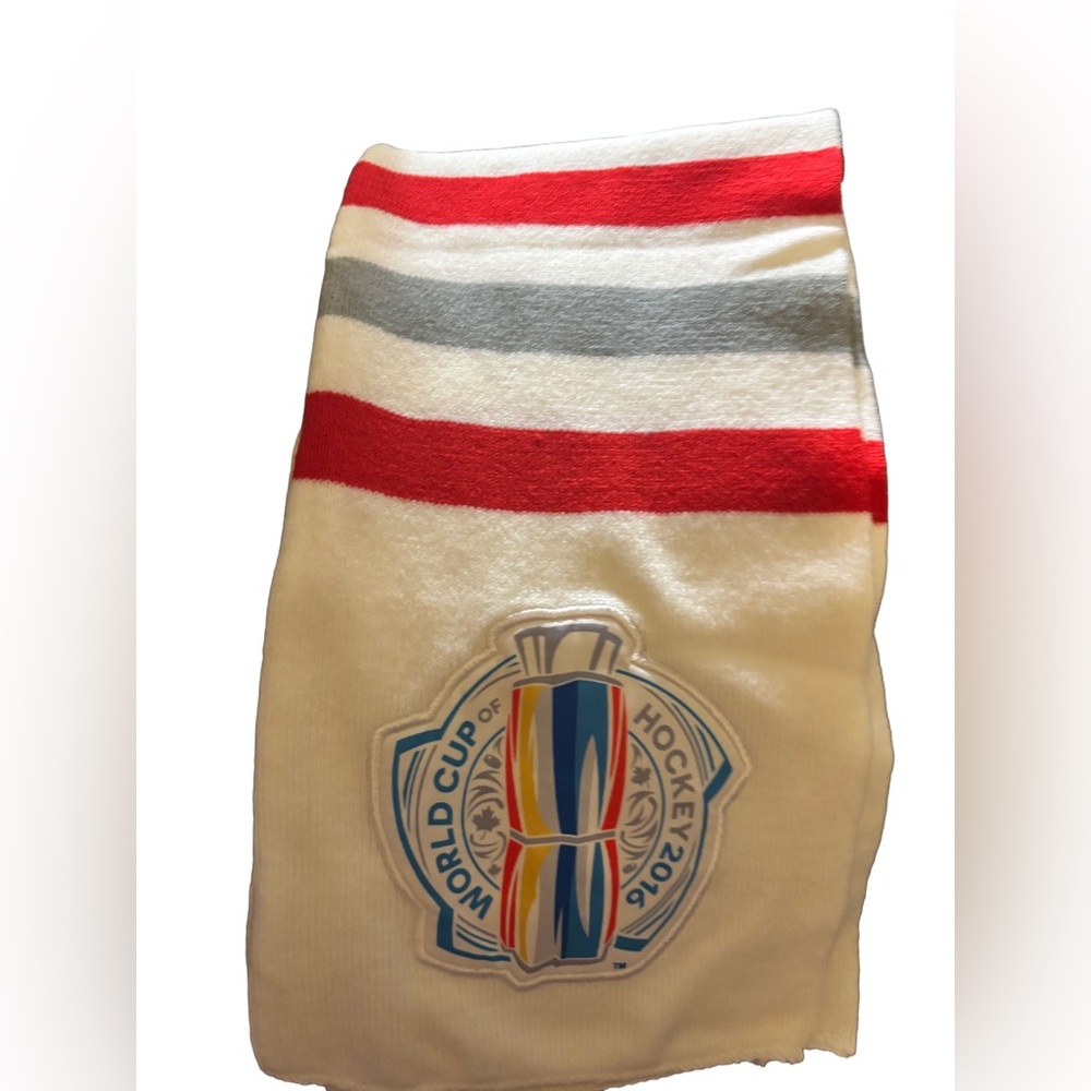 NHL 2016 World Cup White Acrylic Scarf